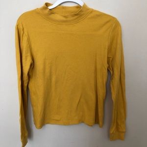 Yellow vintage long sleeve staple